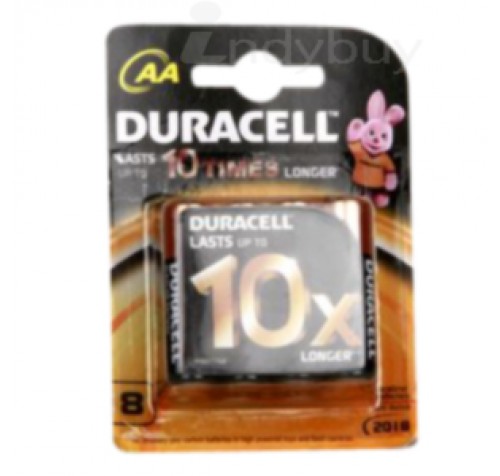 Duracell Batteries - 10x (AA), 8 nos Pouch